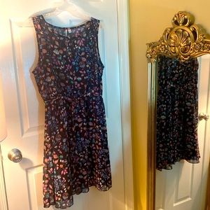 LC Lauren Conrad Slip Dress floral XL